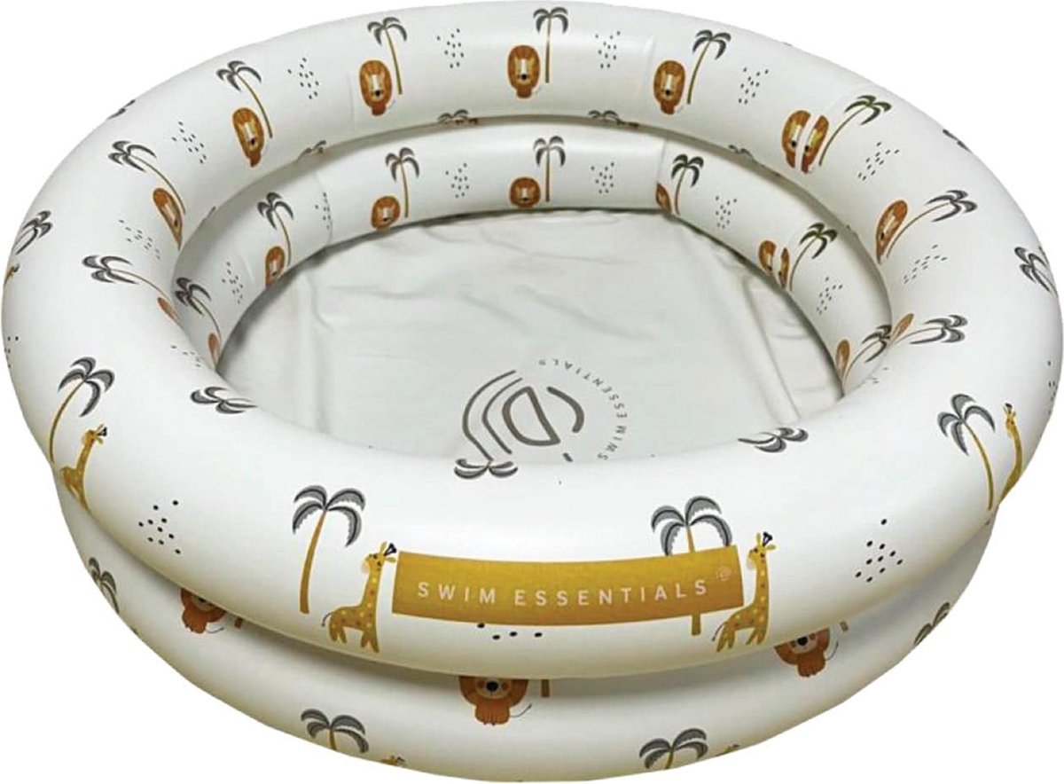 Swim Essentials | Meerkleurig Dieren Baby Zwembad Ø 60 cm